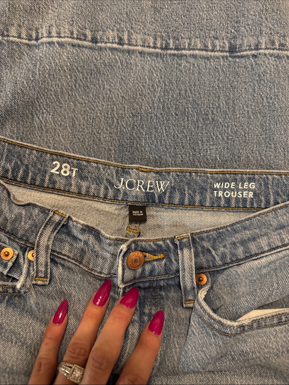 Wide Leg Trouser Jeans - Picture 2 of 3